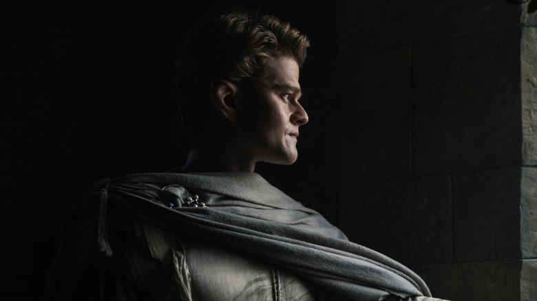 Elrond looks out window