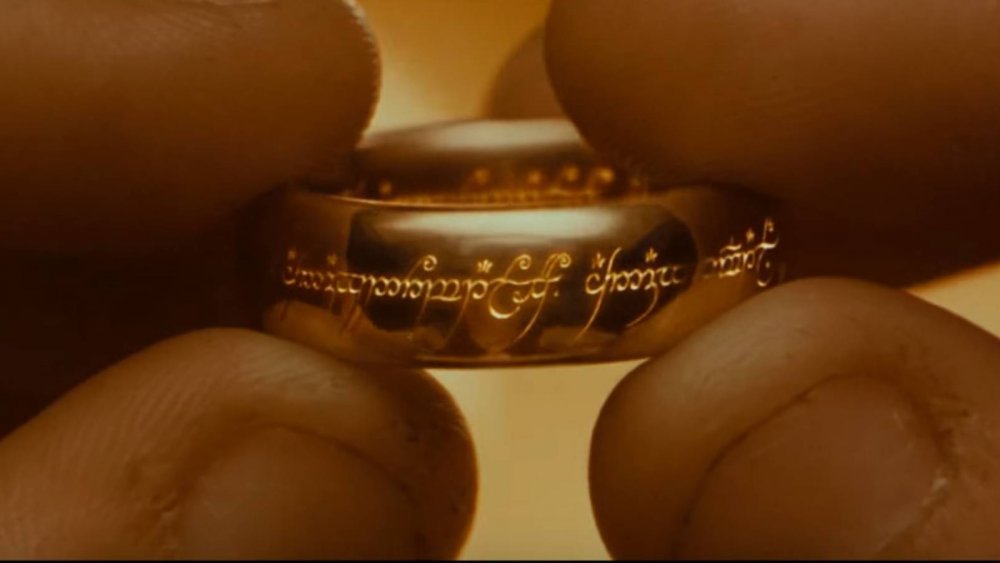 The One Ring, as seen in 2001's Lord of the Rings: The Fellowship of the Ring