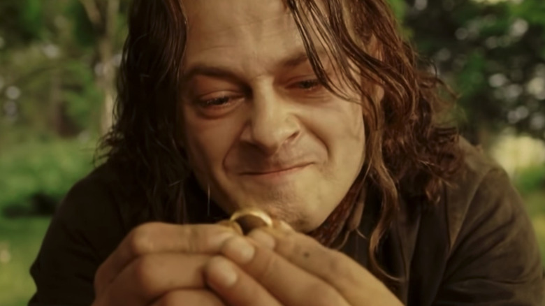 Sméagol gloats over the One Ring