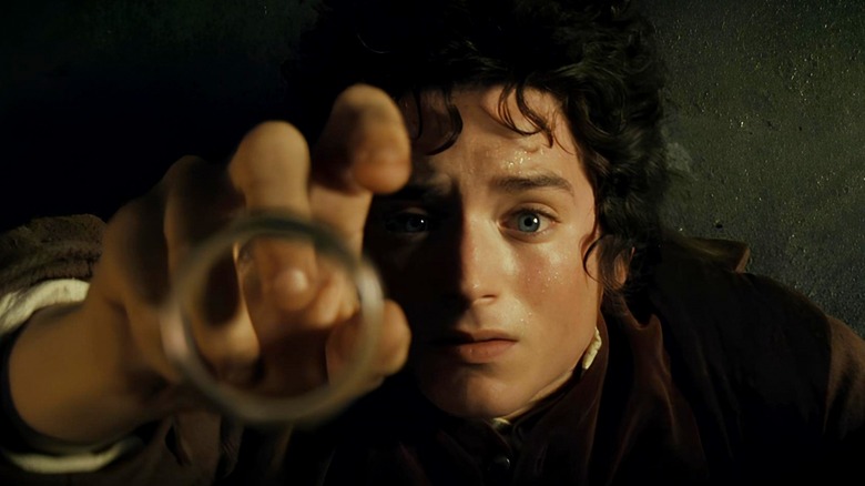 Frodo catches the ring
