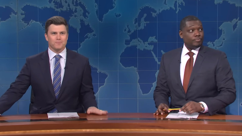 Colin Jost and Michael Che host Weekend Update
