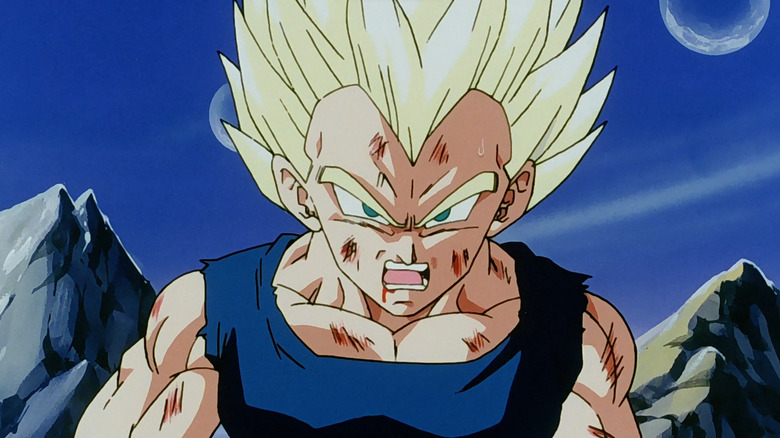 Vegeta speaking angrily