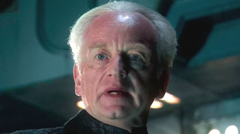 Emperor Palpatine looking shocked