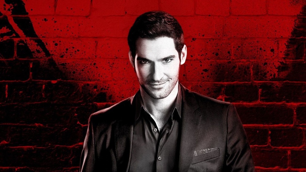 Lucifer Morningstar smiling at the camera