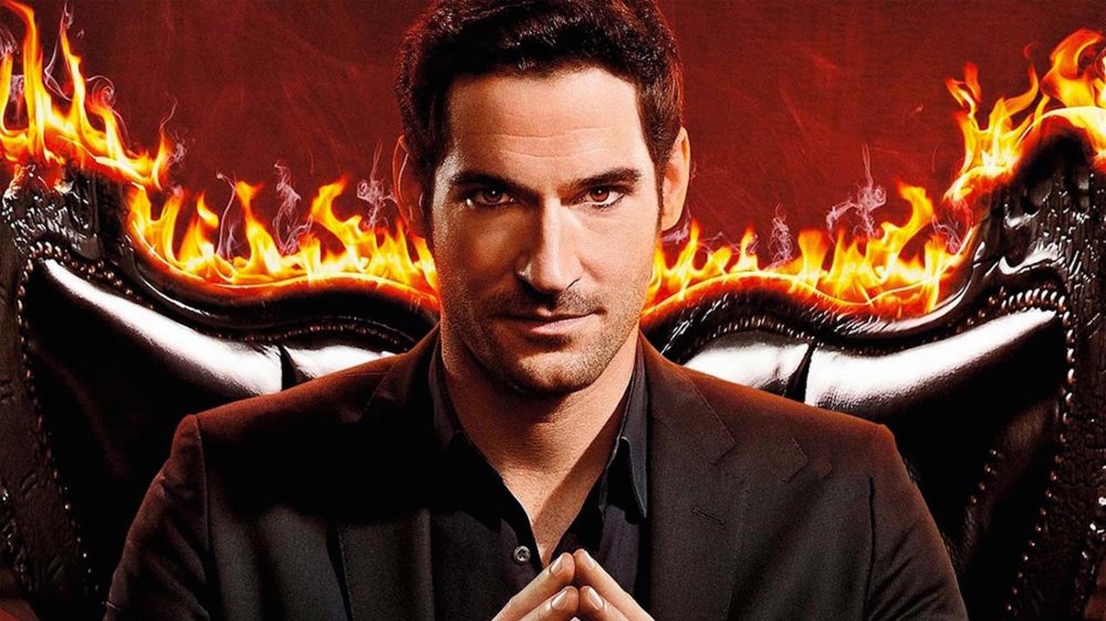 Tom Ellis as Lucifer Morningstar in Lucifer promo