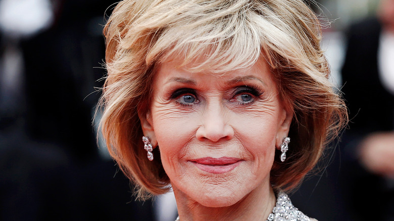 Jane Fonda walking the red carpet