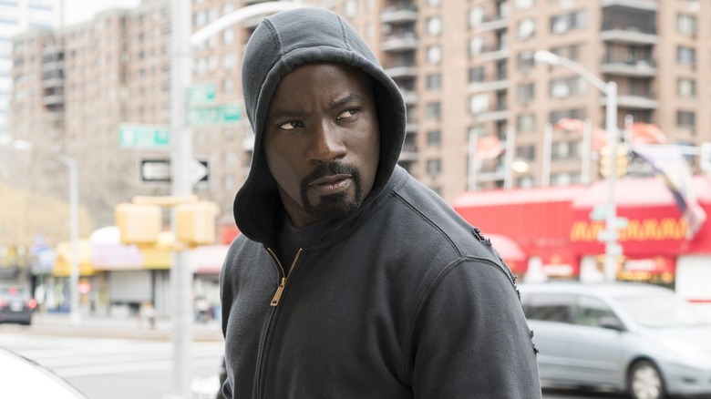 Luke Cage glaring