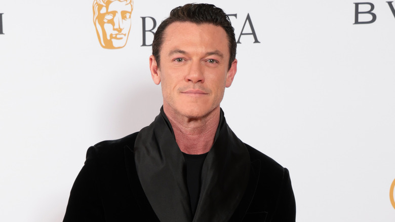 Luke Evans smiling