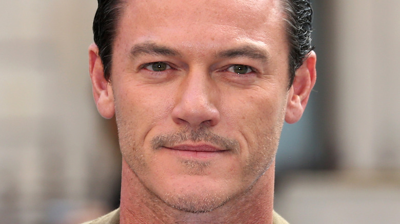 Luke Evans smiling