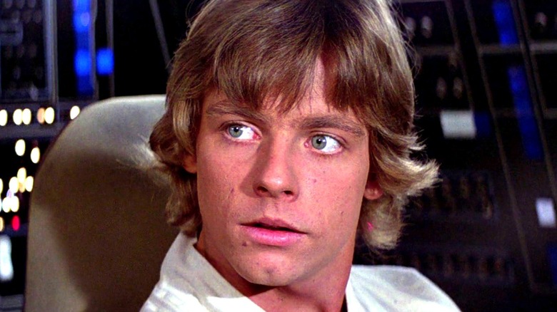 Luke Skywalker looking back