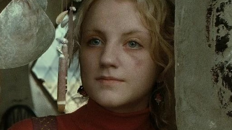 Luna Lovegood staring into the distance