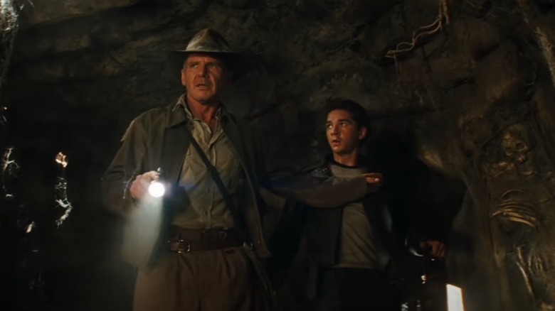 Indiana Jones with flashlight