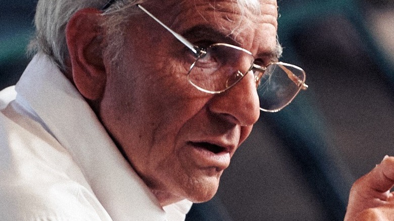 Leonard Bernstein in closeup 