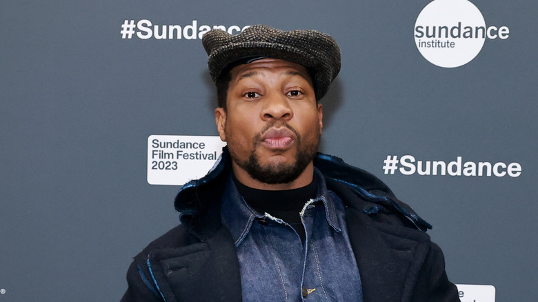 Jonathan Majors at Sundance premiere