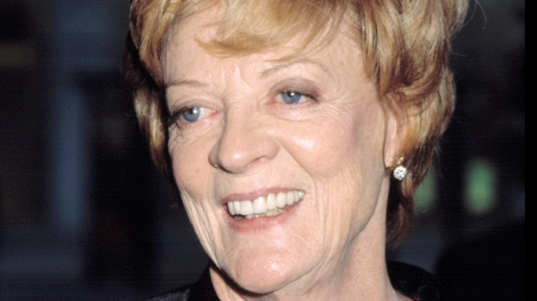 Maggie Smith on red carpet