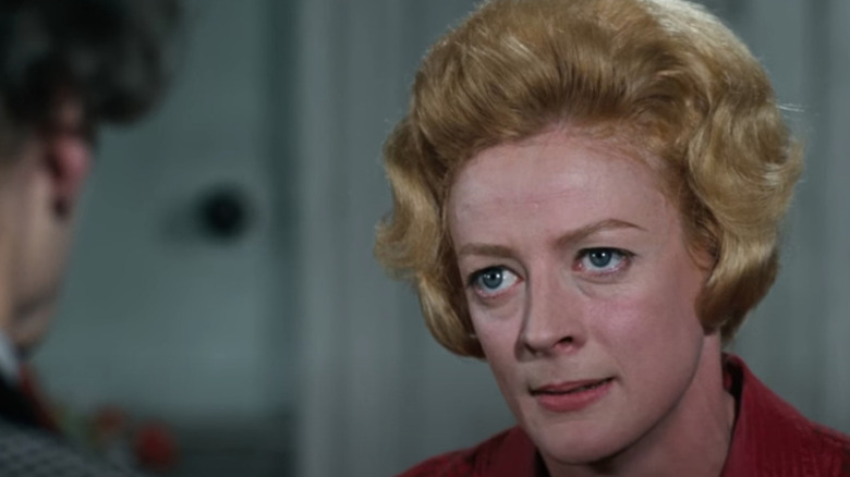 Maggie Smith argues in headmistress' office