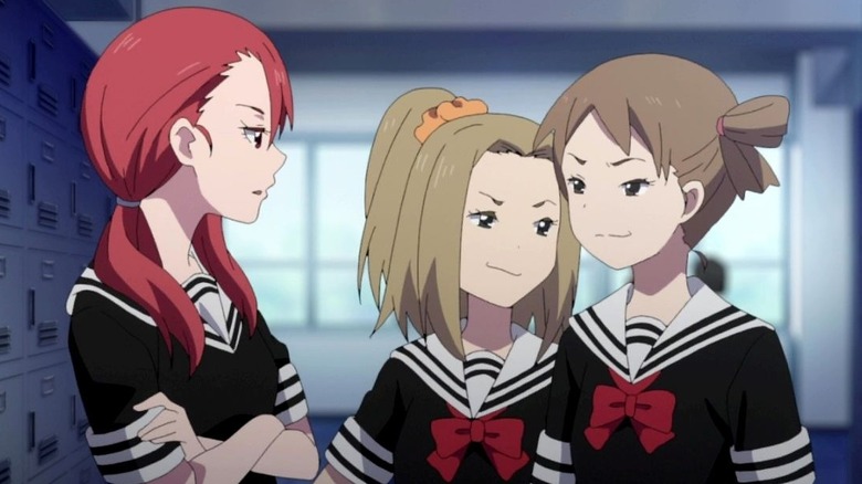school bullies Sarina, Ai, and Erika