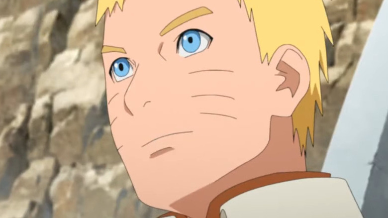 Naruto Uzumaki looking ahead