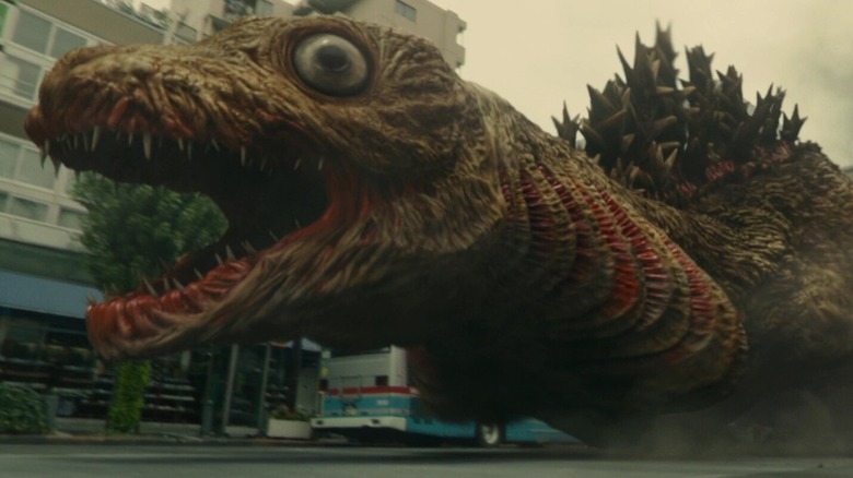 Godzilla's early form in Shin Godzilla