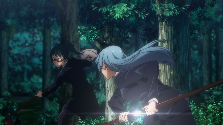 Jujutsu Kaisen Maki Kasumi Fight