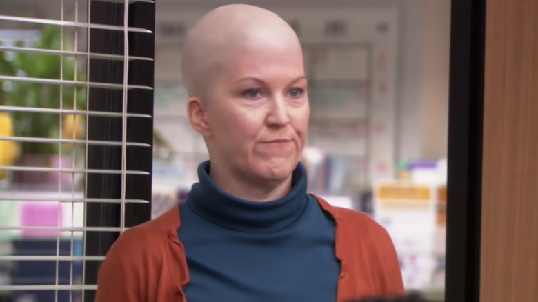 Bald Meredith on the office