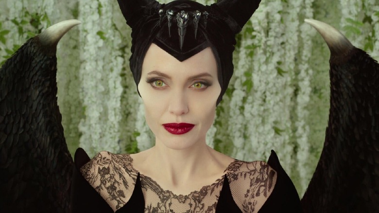 Maleficent smiling