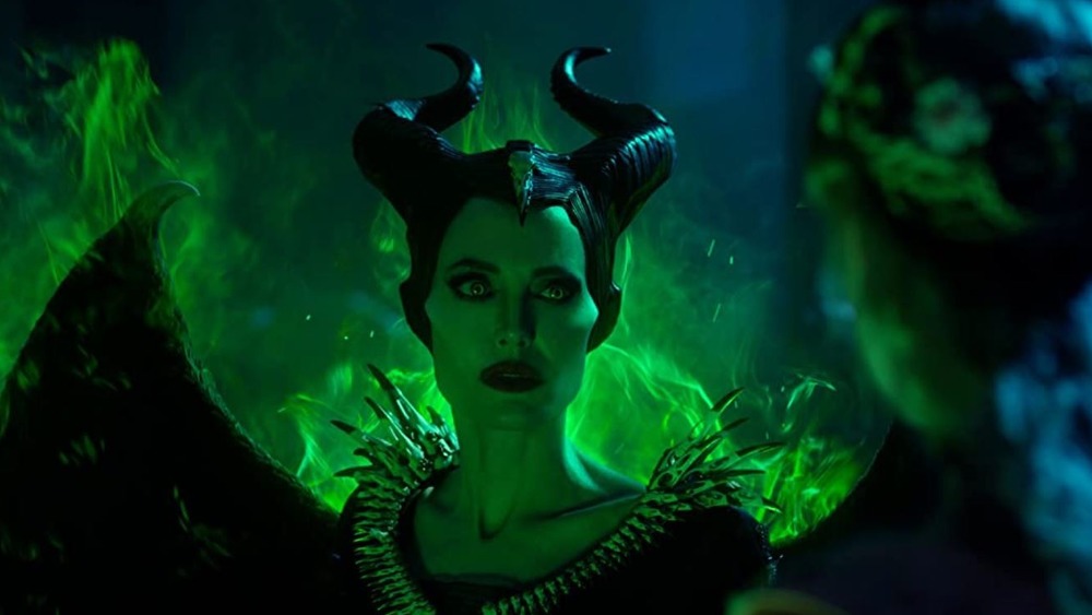 Maleficent and green fire