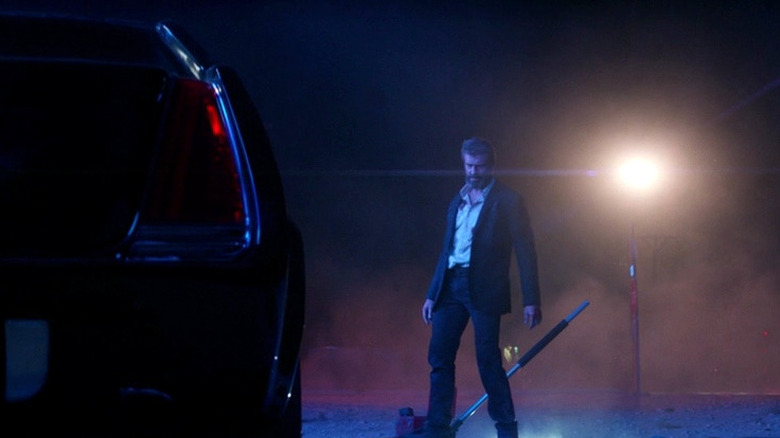 Logan surveys the carnage