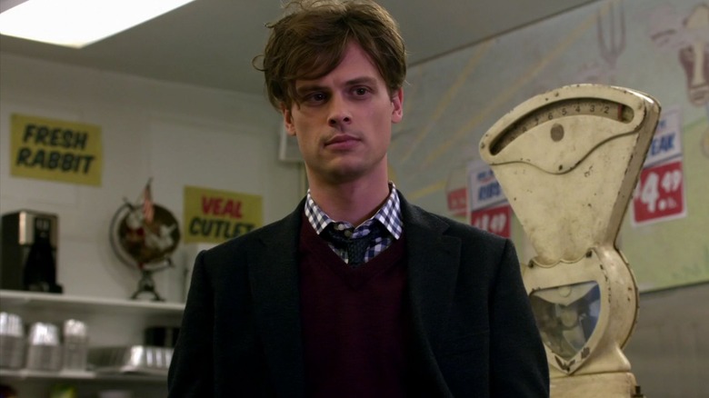 Spencer Reid standing