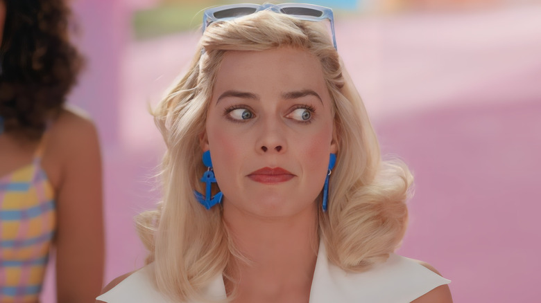 Barbie confused side eye