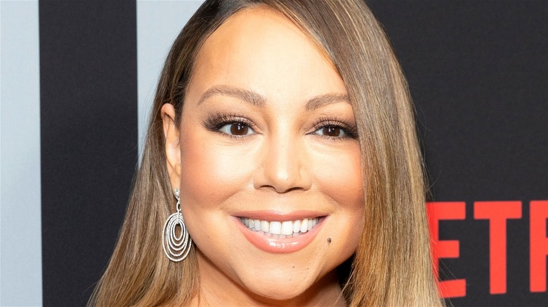 Mariah Carey smiling