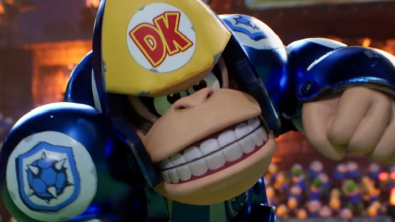 Mario Strikers: Battle League Donkey Kong coming for the ball
