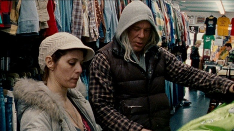 Marisa Tomei and Mickey Rourke shopping in The Wrestler