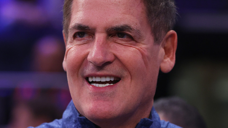 Mark Cuban at a basketball game 