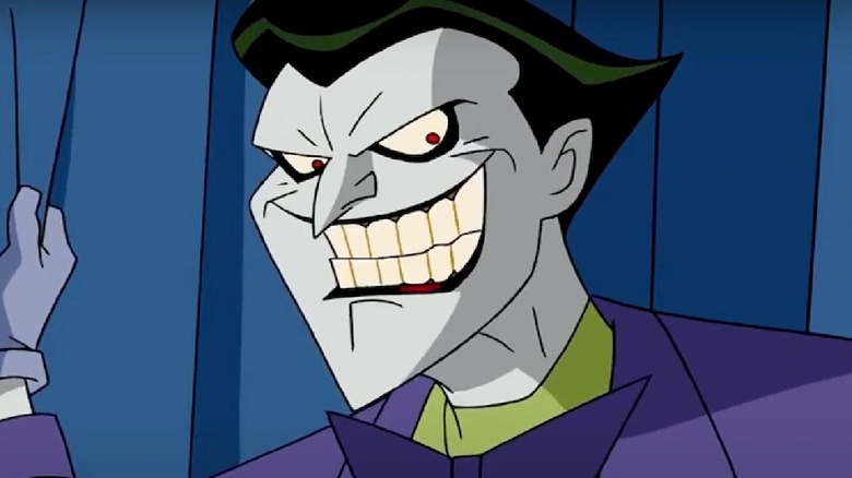 The Joker smiling