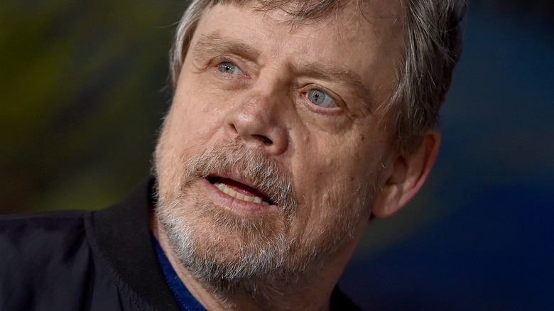 Mark Hamill staring with mouth open