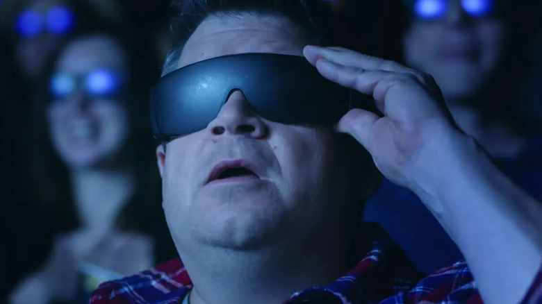 Uncle Dusty wearing dark sun glasses in "Dimension 404."