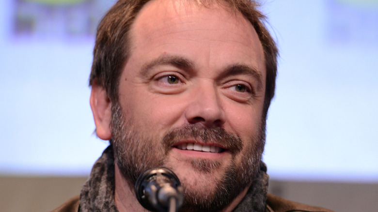 Mark Sheppard smiling