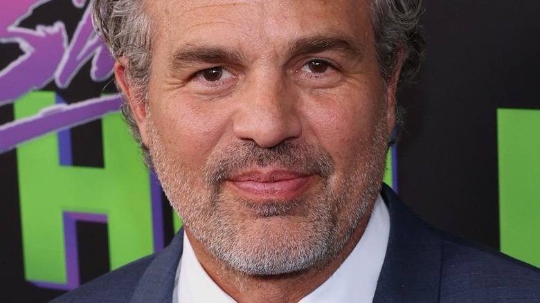 Mark Ruffalo looking into camera