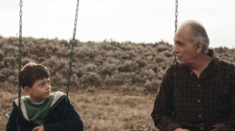 Tate and Felix play on a swing set in "Yellowstone" (2018-2024)