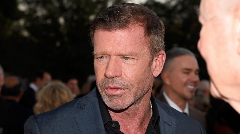 Taylor Sheridan at a premiere in 2026