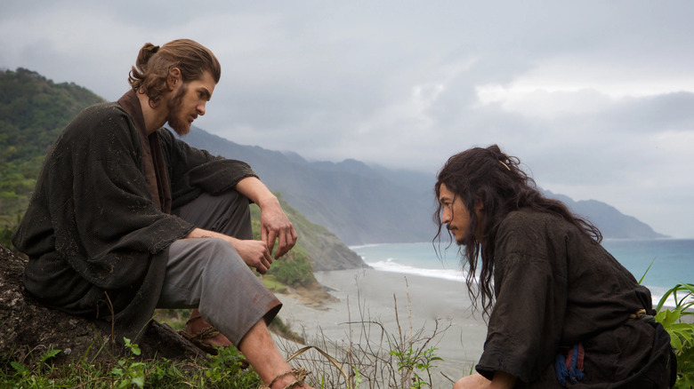 Father Rodrigues and the Interpreter in Silence (2016)