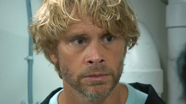 Marty Deeks looking concerned