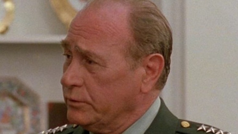 General Fleming listens intently