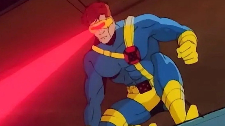 Cyclops shoots a laser