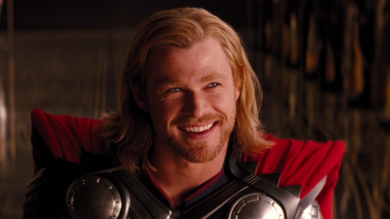 Thor smiling