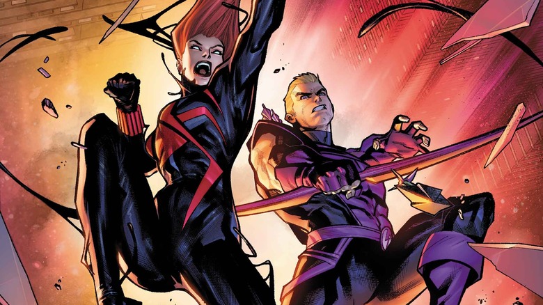 Black Widow's Venom and Hawkeye