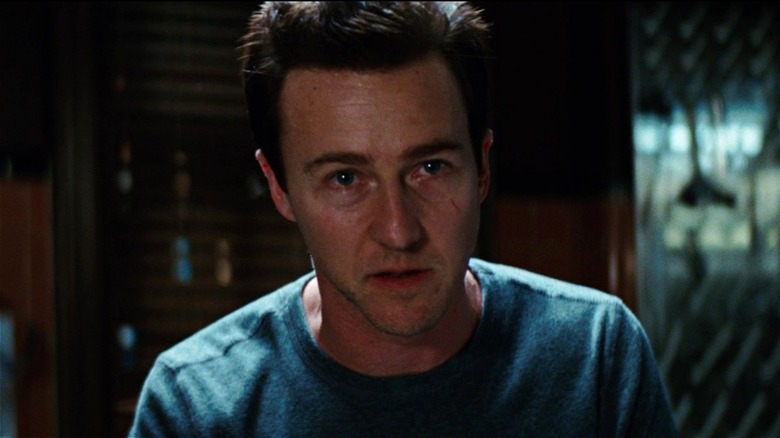 Bruce Banner with a concerned expression in 