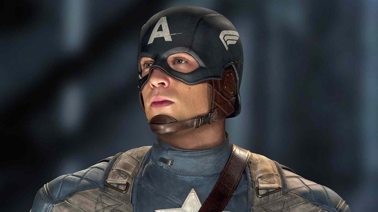 Captain America surveys the situation in 