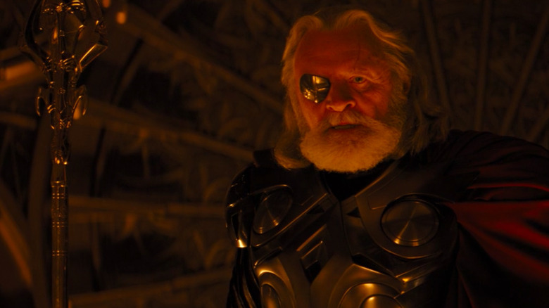 An angry Odin in Thor